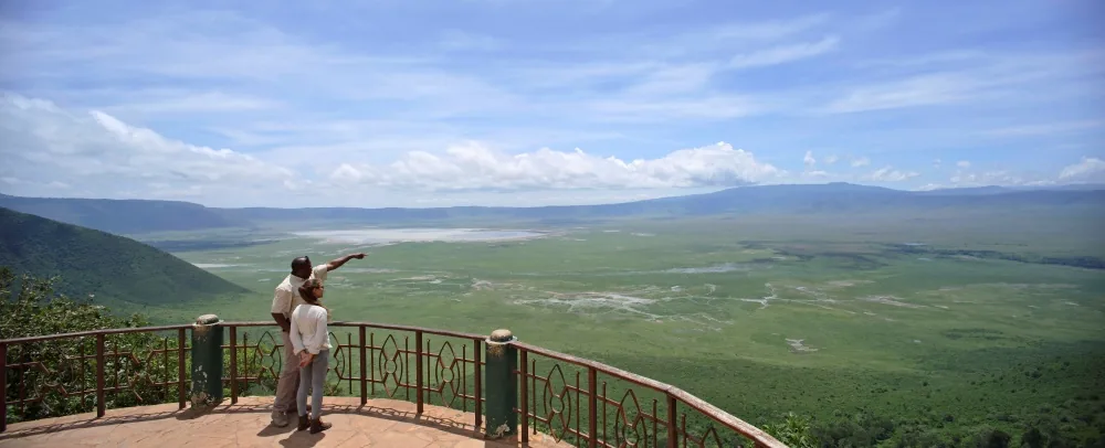 Ngorongoro landscape in northern Tanzania